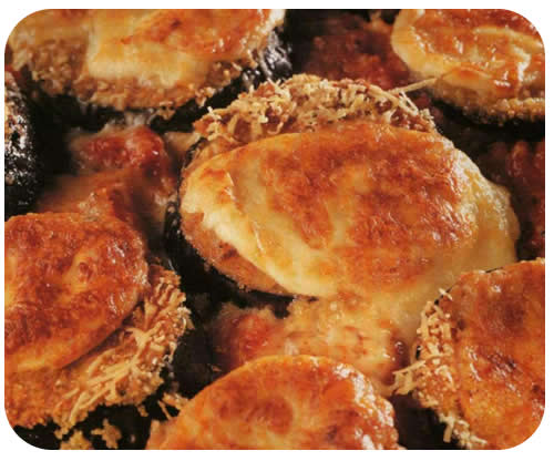 Patlidžan i ravioli parmigiana