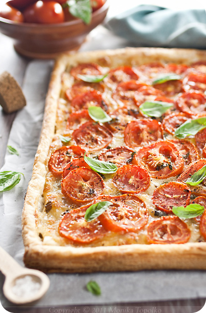 Tart od rajčica i mozzarelle